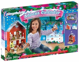 PLAYMOBIL Großer Adventskalender 70383 Weihnachten im Stadthaus, Inklusive Haus, Für Kinder ab 4 Jahren - 1