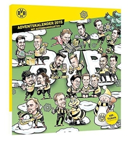 BVB-COMIC-ADVENTSKALENDER 2015/2016 mit Autogrammkarten und Schokolade