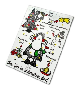 Sheepworld Adventskalender "Ohne dich ist Weihnachten doof"