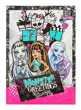 Monster High Adventskalender mit 24 Schreibwaren