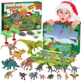 BOXYUEIN Adventskalender 2021 Kinder, Spielzeug ab 2 3 4 5 6 7 8 9 10 jahre Junge Weihnachts Geschenke Kinder Dinosaurier Spielzeug Weihnachtskalender Kinder Dino Spielzeug Geschenke Junge 2-10 jahre - 1