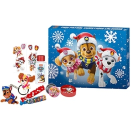 PAW Patrol - Adventskalender 2021 Beauty- und Pflege für Kinder, mit Überraschungen, Accessoires und tollem Zubehör, Deko-Box zum Aufstellen, besondere Geschenk-Idee für Fans - 1