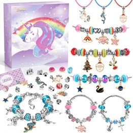 ZOOI Mädchen Geschenke 6-12 Jahre, Schmuck Basteln Mädchen, Adventskalender Mädchen Kinder Füllung 2021, Geschenke für Mädchen, Kinder Spielzeug Mädchen, Geschenke Weihnachten Geschenke Mädchen - 1